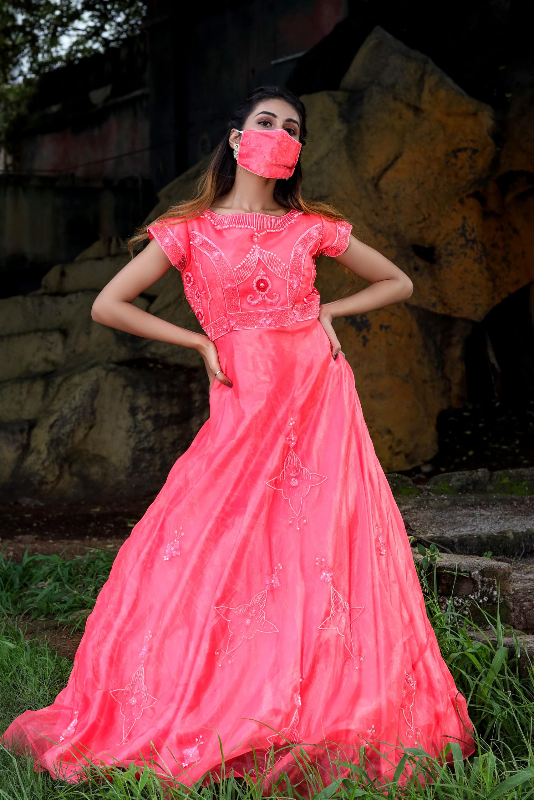 AG1802 - 40 / dark pink | Exquisite gowns, Dresses near me, Usa dresses